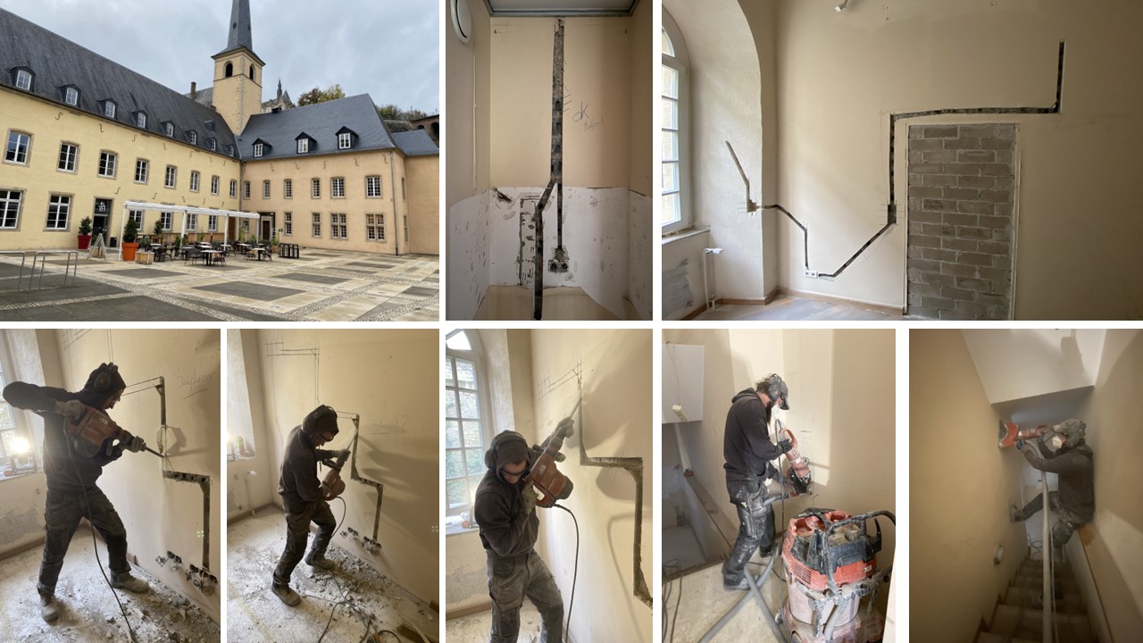 Présentation des travaux LUXURY - CHANTIER ABBAYE DE NEÏMENSTER